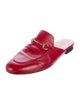 Gucci Horsebit Accent Leather Mules