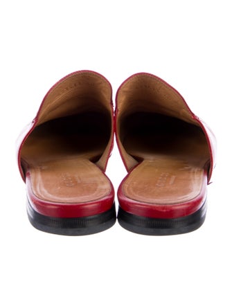Gucci Horsebit Accent Leather Mules