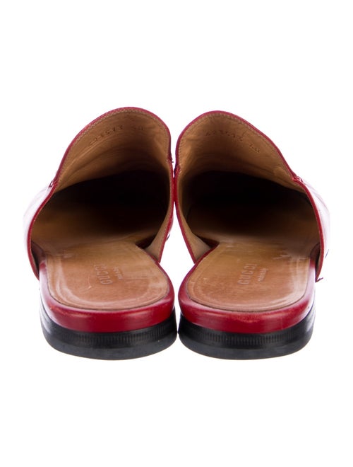 Gucci Horsebit Accent Leather Mules