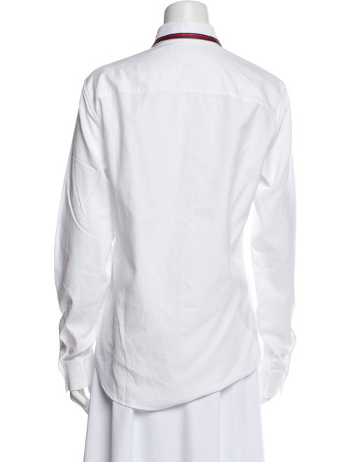 Gucci Long Sleeve Button-Up Top