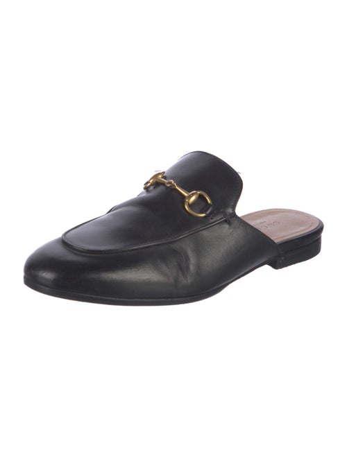 Gucci Horsebit Accent Leather Mules