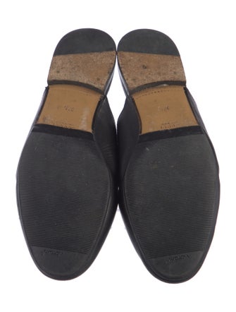 Gucci Horsebit Accent Leather Mules