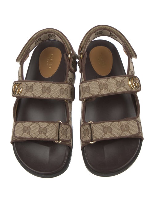 Gucci GG Canvas Canvas Sandals