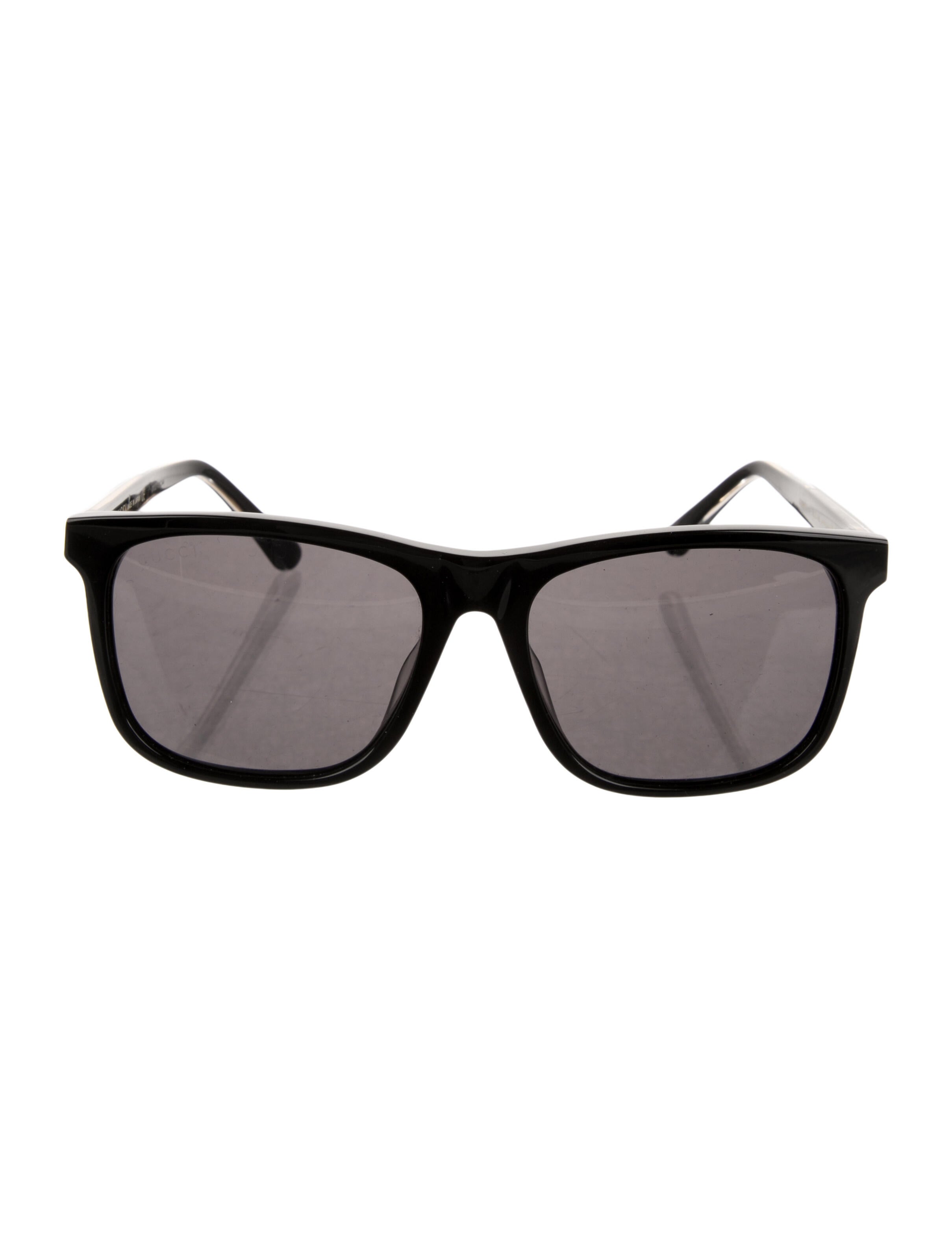 Gucci Web Accent Square Sunglasses