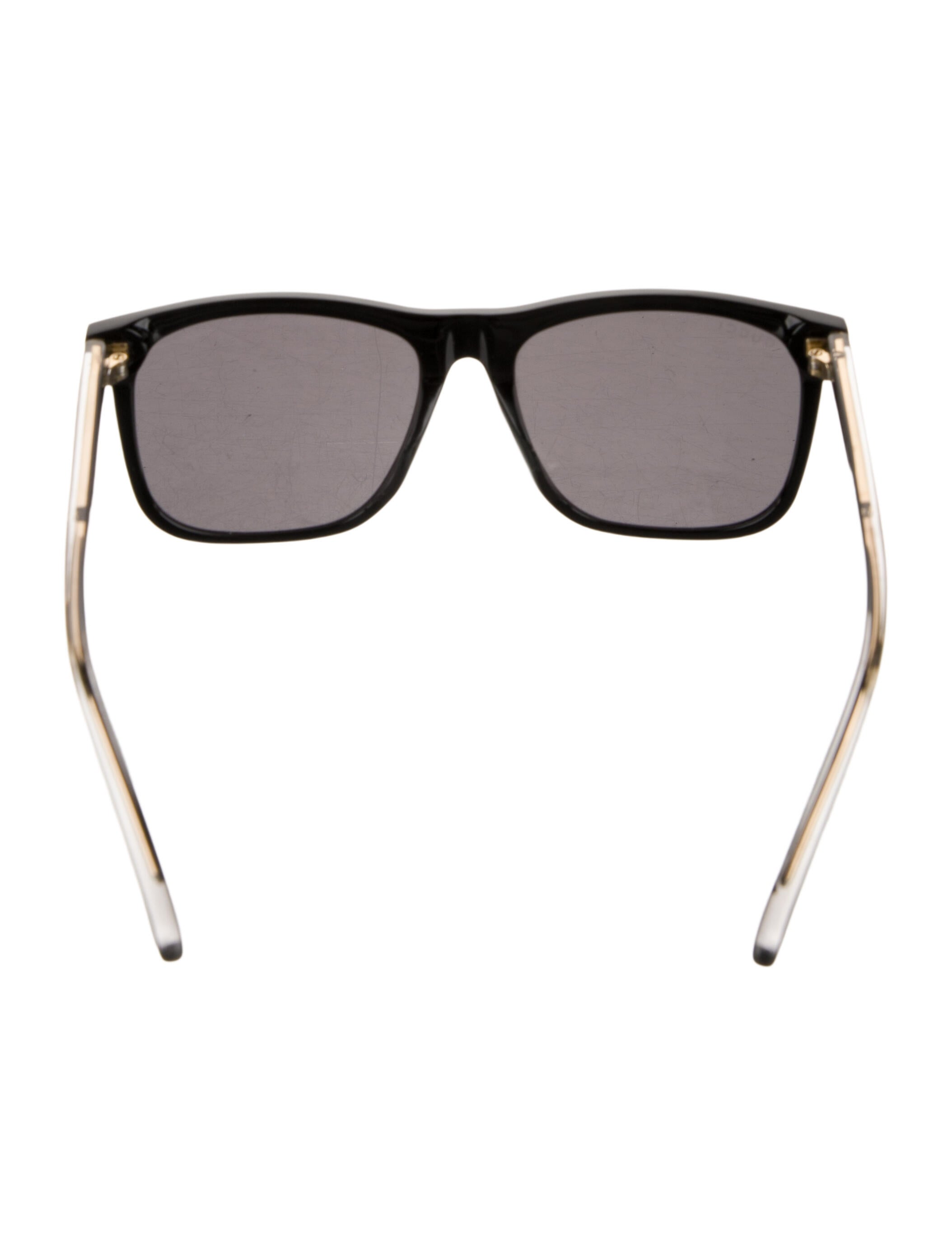 Gucci Web Accent Square Sunglasses