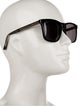Gucci Web Accent Square Sunglasses