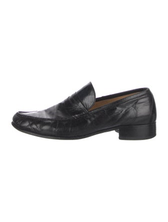 Gucci Horsebit Accent Leather Dress Loafers