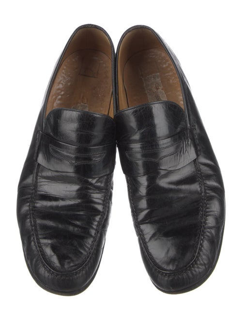 Gucci Horsebit Accent Leather Dress Loafers