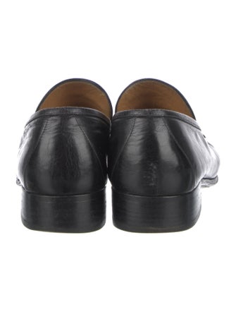Gucci Horsebit Accent Leather Dress Loafers
