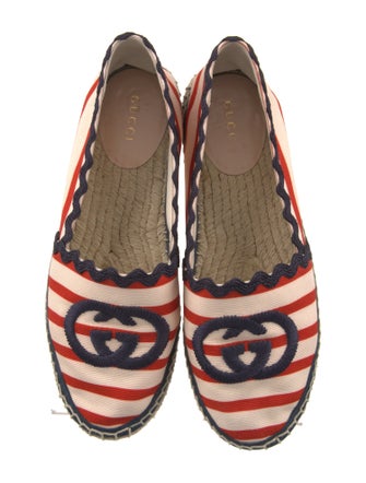 Gucci Interlocking G Logo Canvas Espadrilles