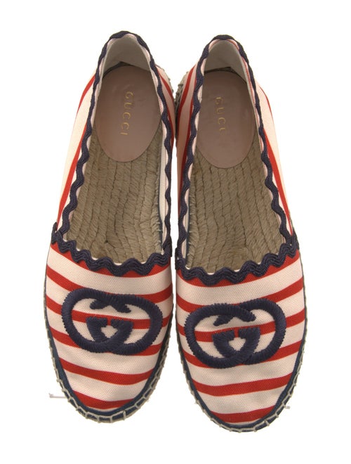 Gucci Interlocking G Logo Canvas Espadrilles