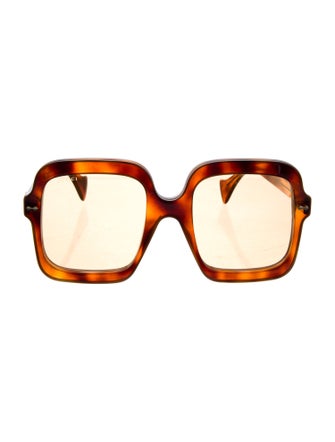 Gucci Interlocking G Logo Oversize Sunglasses