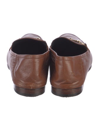 Gucci Horsebit Accent Leather Dress Loafers
