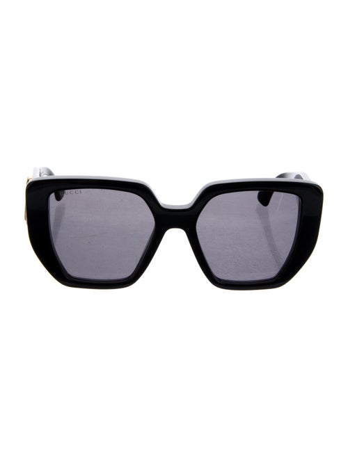 Gucci Double G Logo Square Sunglasses