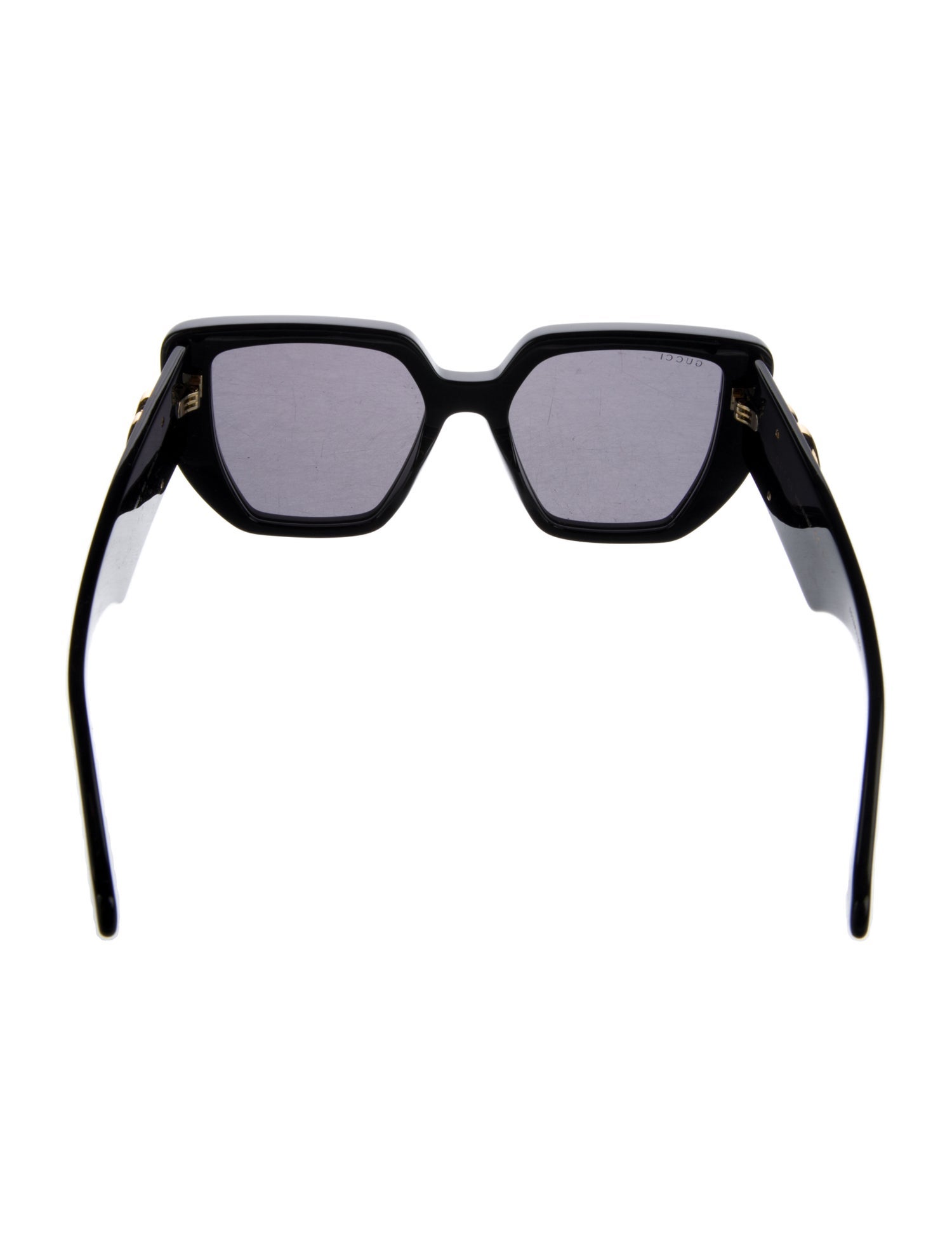 Gucci Double G Logo Square Sunglasses
