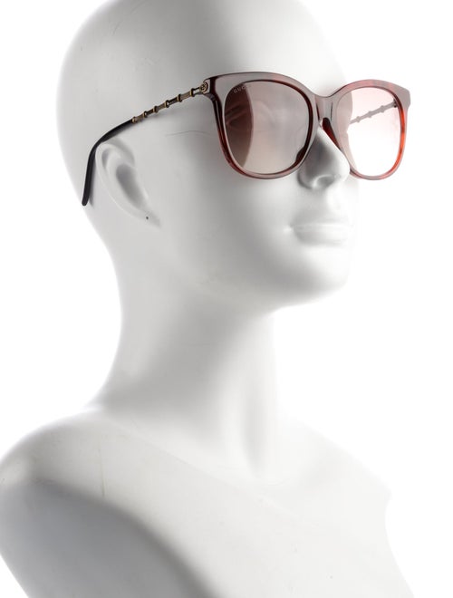 Gucci Interlocking G Logo Oversize Sunglasses