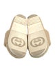 Gucci Interlocking G Logo Shearling Espadrilles