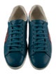 Gucci Interlocking G Logo Leather Sneakers