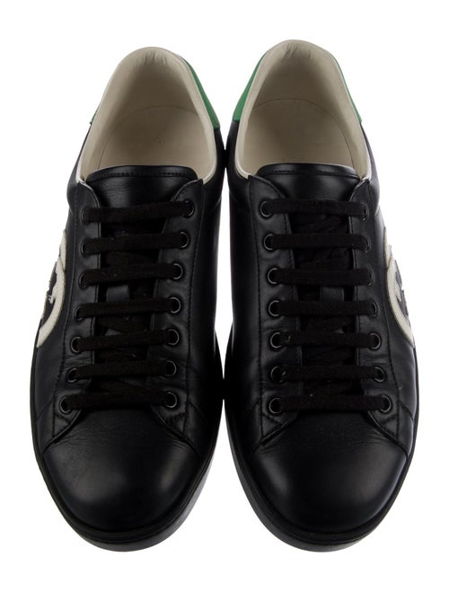 Gucci Interlocking G Logo Leather Sneakers