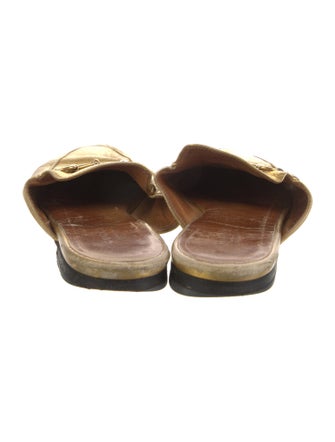 Gucci Horsebit Accent Leather Mules