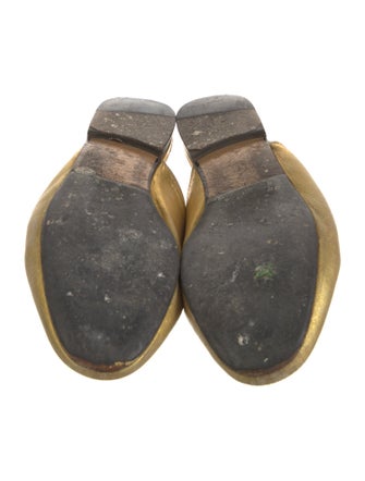 Gucci Horsebit Accent Leather Mules