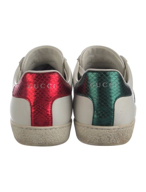 Gucci Leather Printed Sneakers