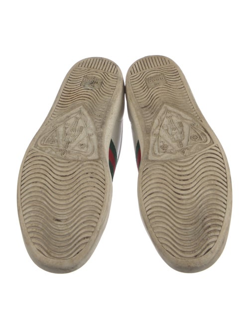 Gucci Leather Printed Sneakers