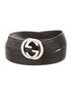 Gucci Interlocking G Logo Leather Waist Belt