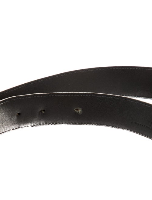 Gucci Interlocking G Logo Leather Waist Belt