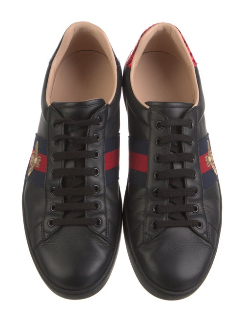 Gucci Sylvie Web Accent Leather Sneakers