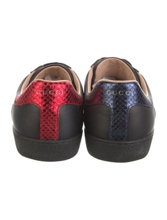 Gucci Sylvie Web Accent Leather Sneakers