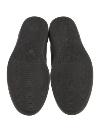 Gucci Sylvie Web Accent Leather Sneakers