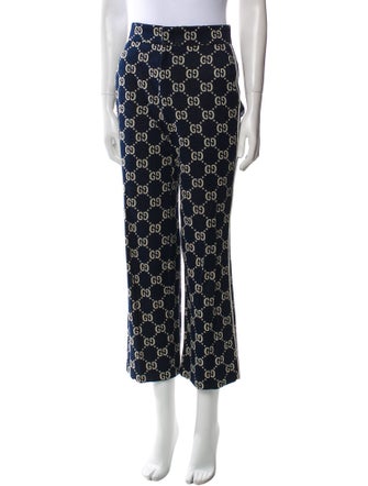 Gucci Printed Wide Leg Pants