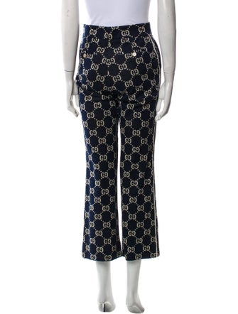 Gucci Printed Wide Leg Pants