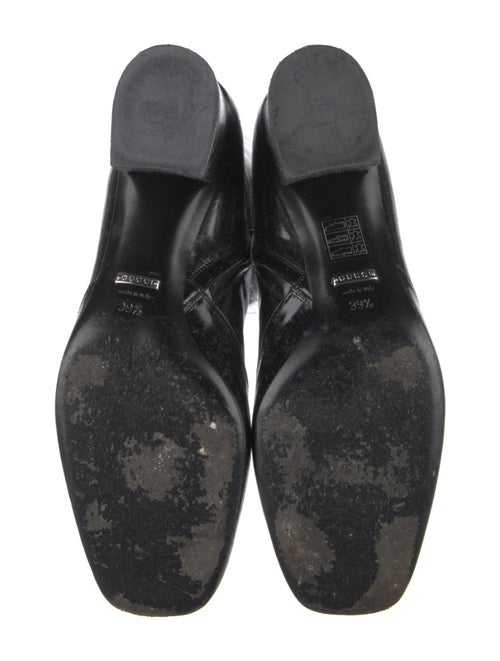 Gucci Horsebit Accent Patent Leather Boots