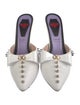 Gucci Leather Bow Accents Mules