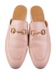 Gucci Horsebit Accent Leather Mules
