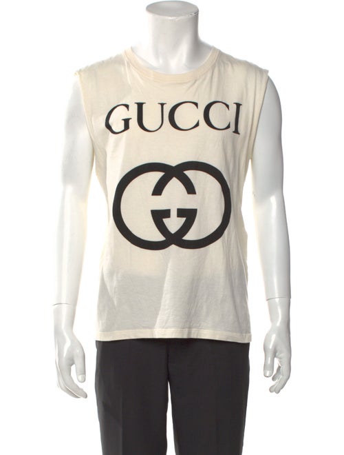 Gucci Interlocking G Logo Scoop Neck T-Shirt