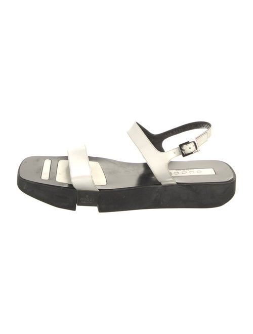 Gucci Leather Slingback Sandals