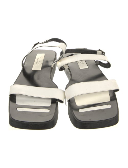 Gucci Leather Slingback Sandals