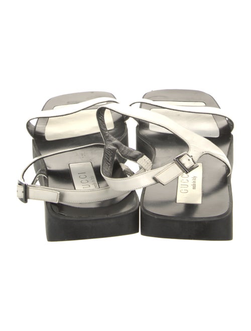 Gucci Leather Slingback Sandals