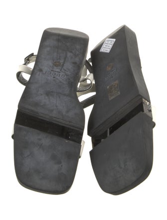Gucci Leather Slingback Sandals