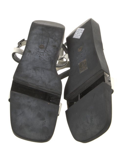 Gucci Leather Slingback Sandals