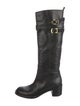 Gucci Leather Riding Boots