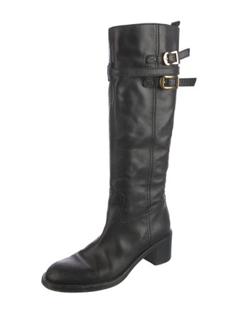 Gucci Leather Riding Boots