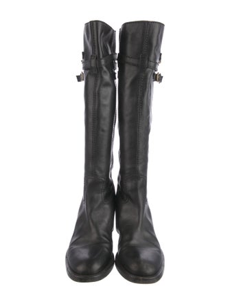 Gucci Leather Riding Boots