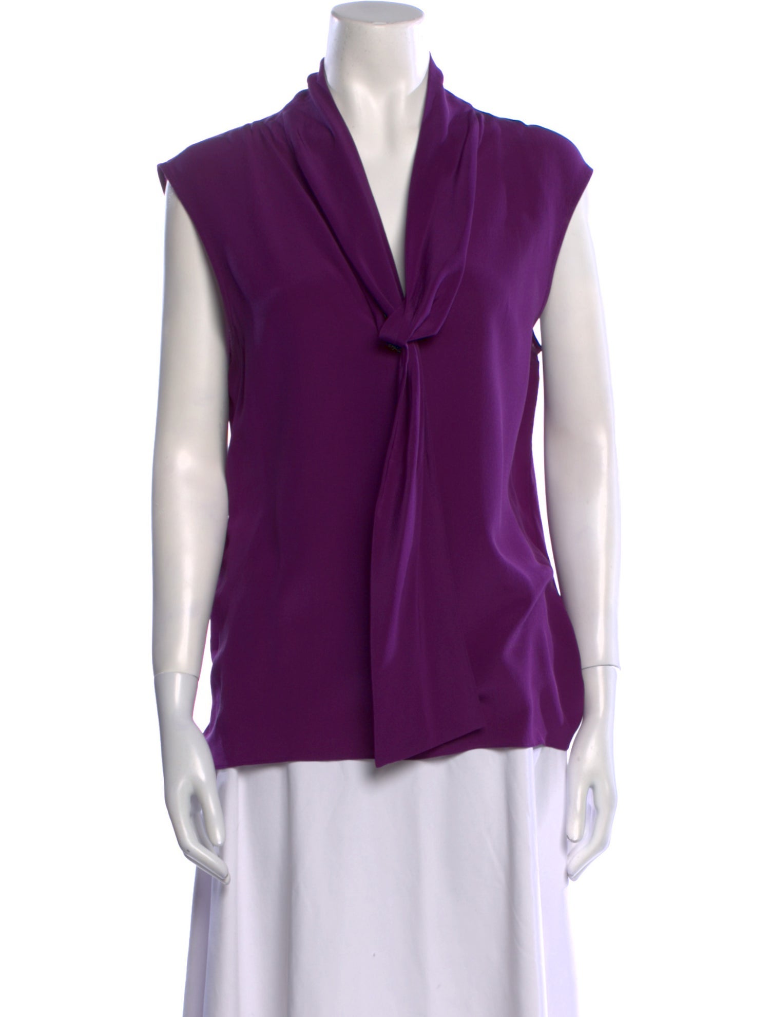 Gucci Silk V-Neck Blouse