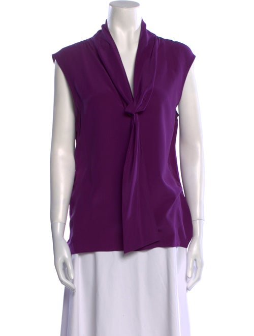 Gucci Silk V-Neck Blouse