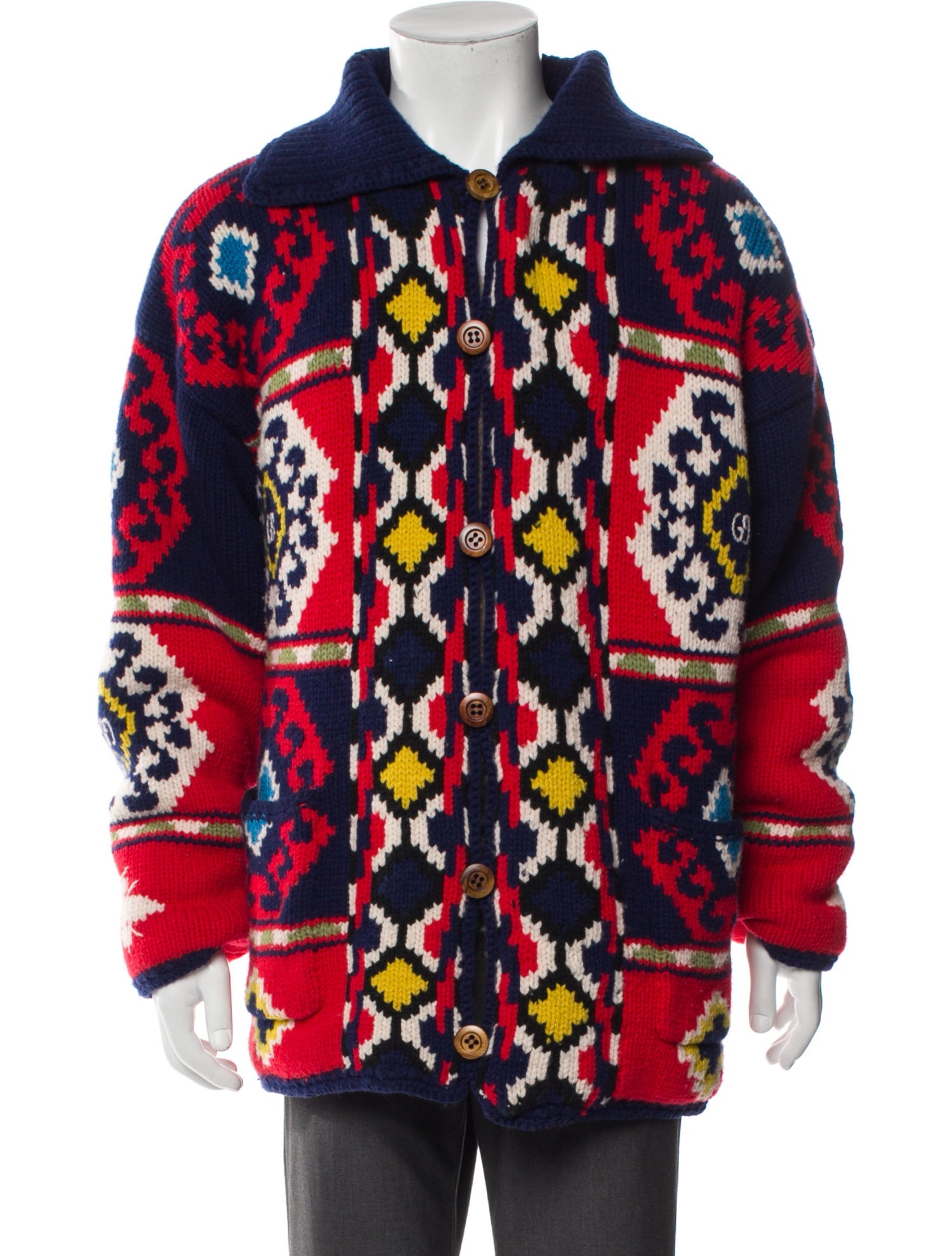 Gucci GG Logo Wool Windbreaker