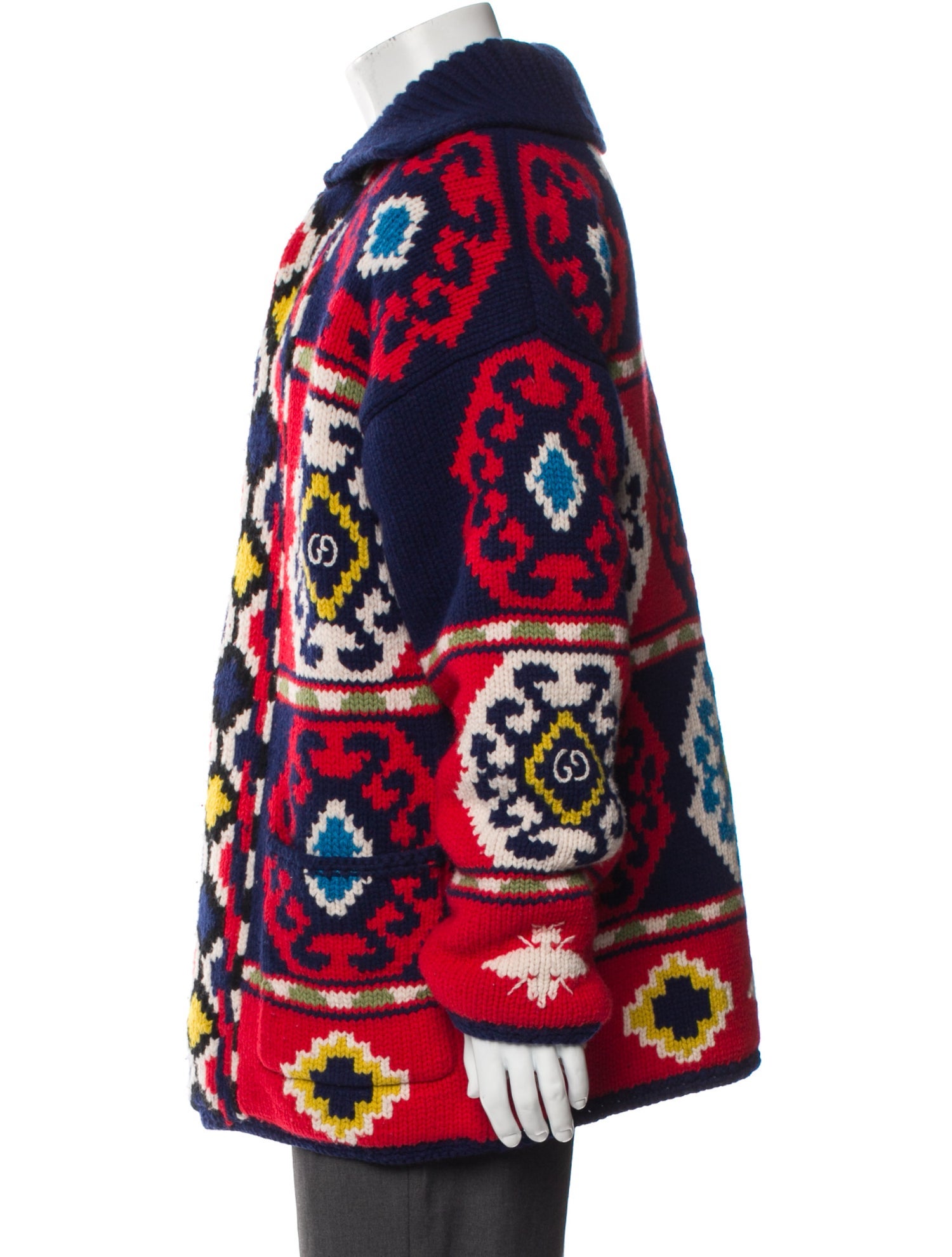 Gucci GG Logo Wool Windbreaker